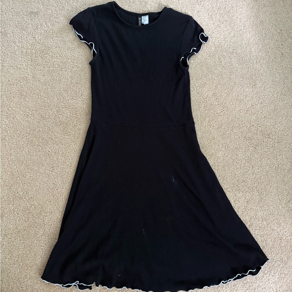 H&M Black Ribbed Top